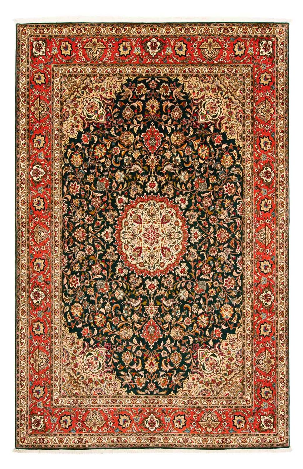 Tappeto Persero - Tabriz - Reale - 295 x 198 cm - rosso