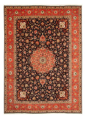 Tappeto Persero - Tabriz - Reale - 407 x 297 cm - blu scuro