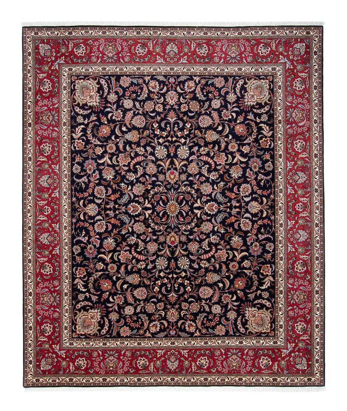 Tappeto Persero - Tabriz - Reale - 308 x 252 cm - blu scuro