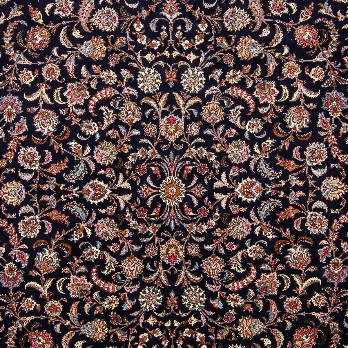 Tappeto Persero - Tabriz - Reale - 308 x 252 cm - blu scuro