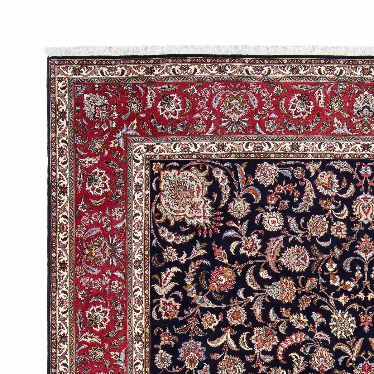 Tappeto Persero - Tabriz - Reale - 308 x 252 cm - blu scuro