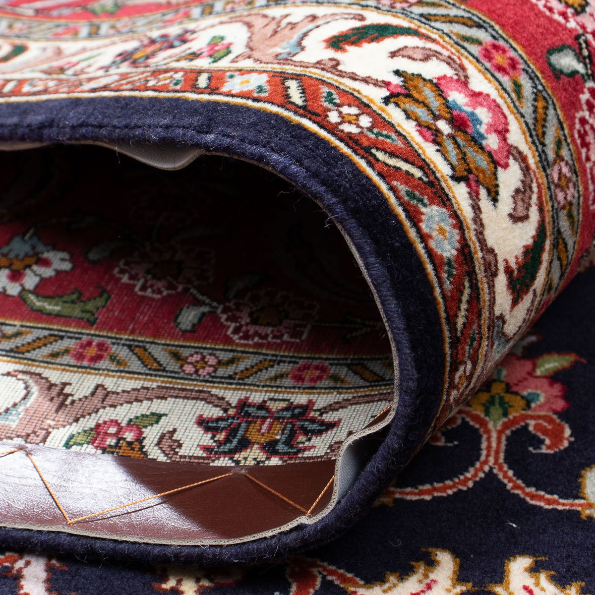 Tappeto Persero - Tabriz - Reale - 308 x 252 cm - blu scuro