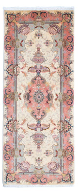 Tappeto corsia Tappeto Persero - Tabriz - Reale - 203 x 80 cm - beige