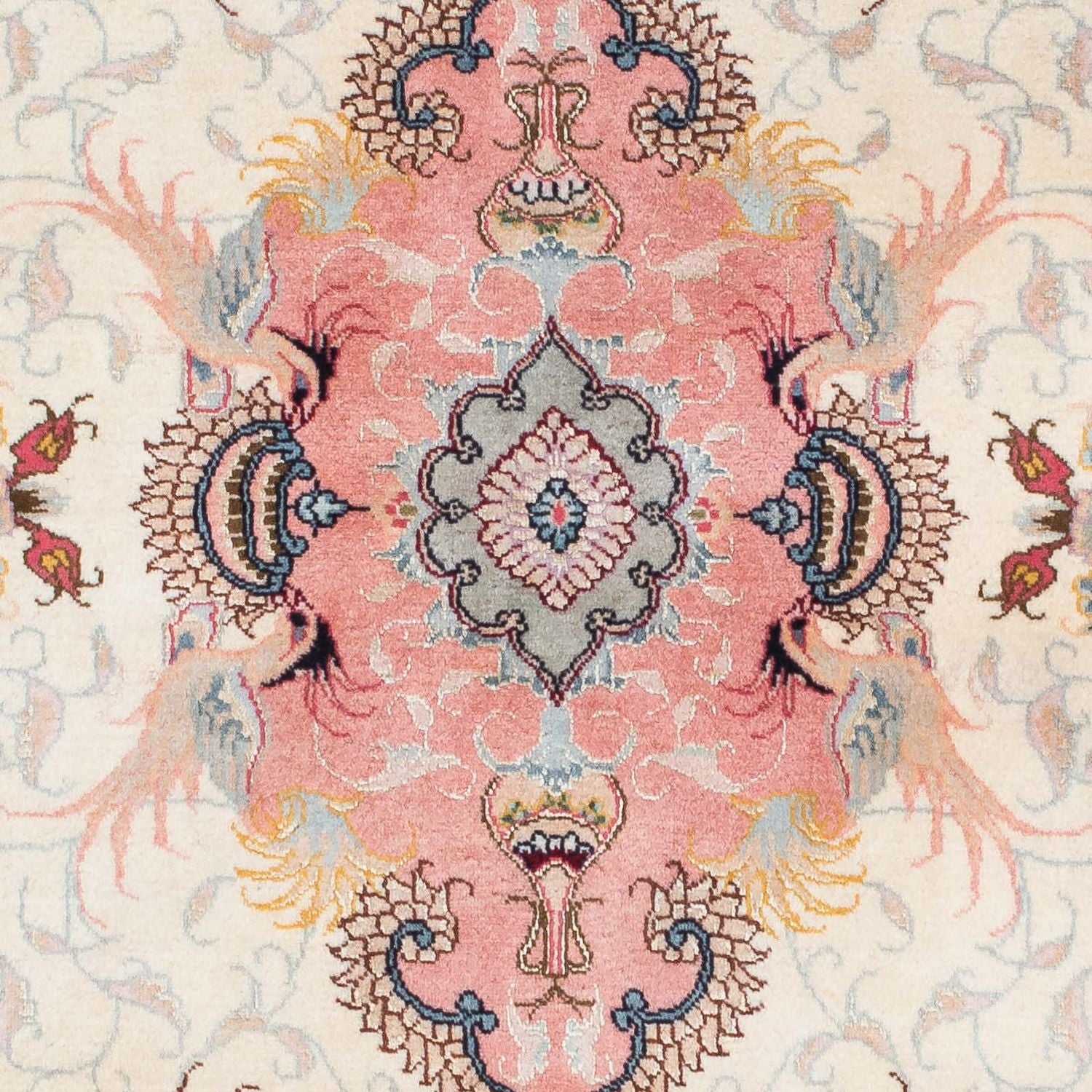 Tappeto corsia Tappeto Persero - Tabriz - Reale - 203 x 80 cm - beige