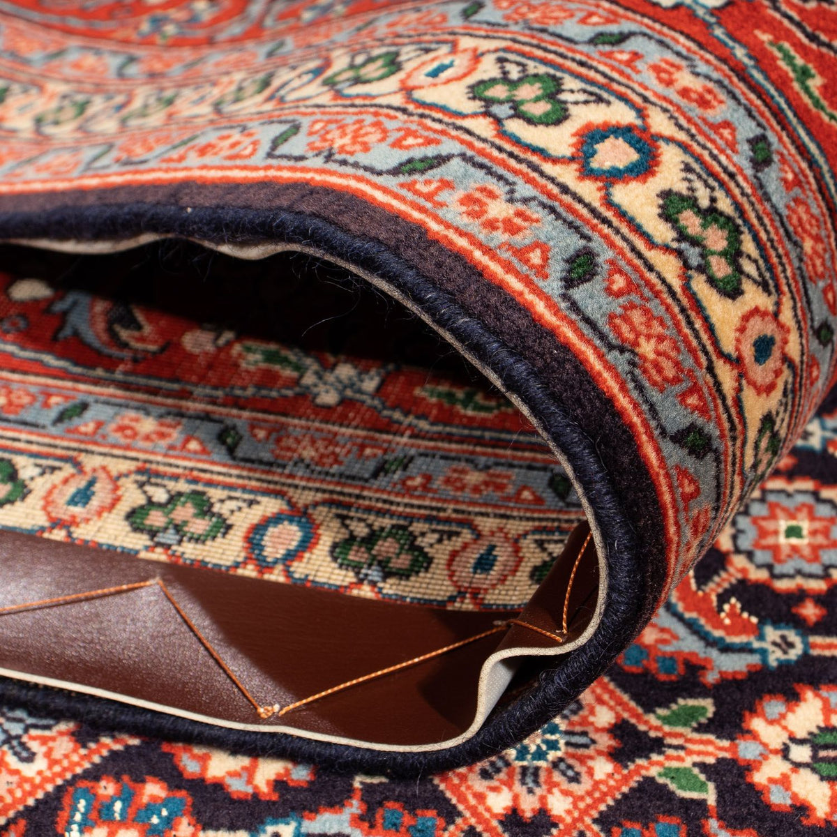 Tappeto Persero - Tabriz - 252 x 201 cm - blu scuro