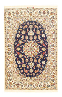 Tappeto Persero - Isfahan - Premio - 171 x 108 cm - blu scuro