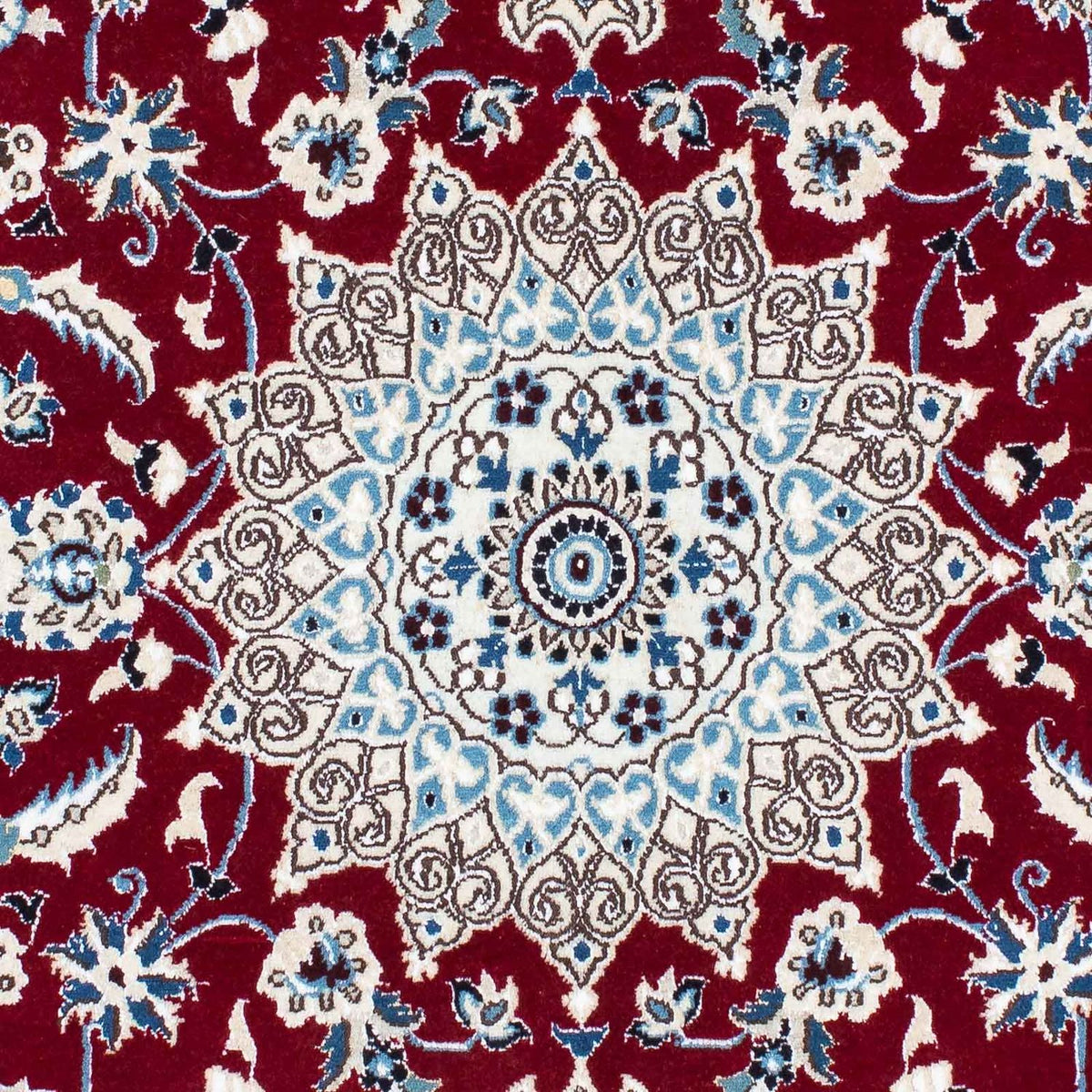 Tappeto corsia Tappeto Persero - Nain - Reale - 177 x 107 cm - rosso scuro