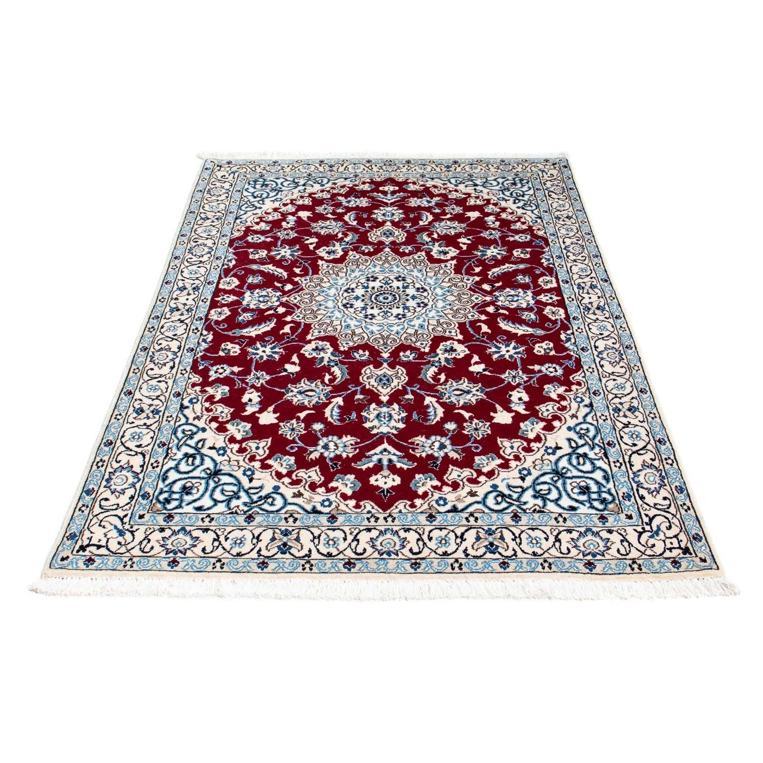 Tappeto corsia Tappeto Persero - Nain - Reale - 177 x 107 cm - rosso scuro