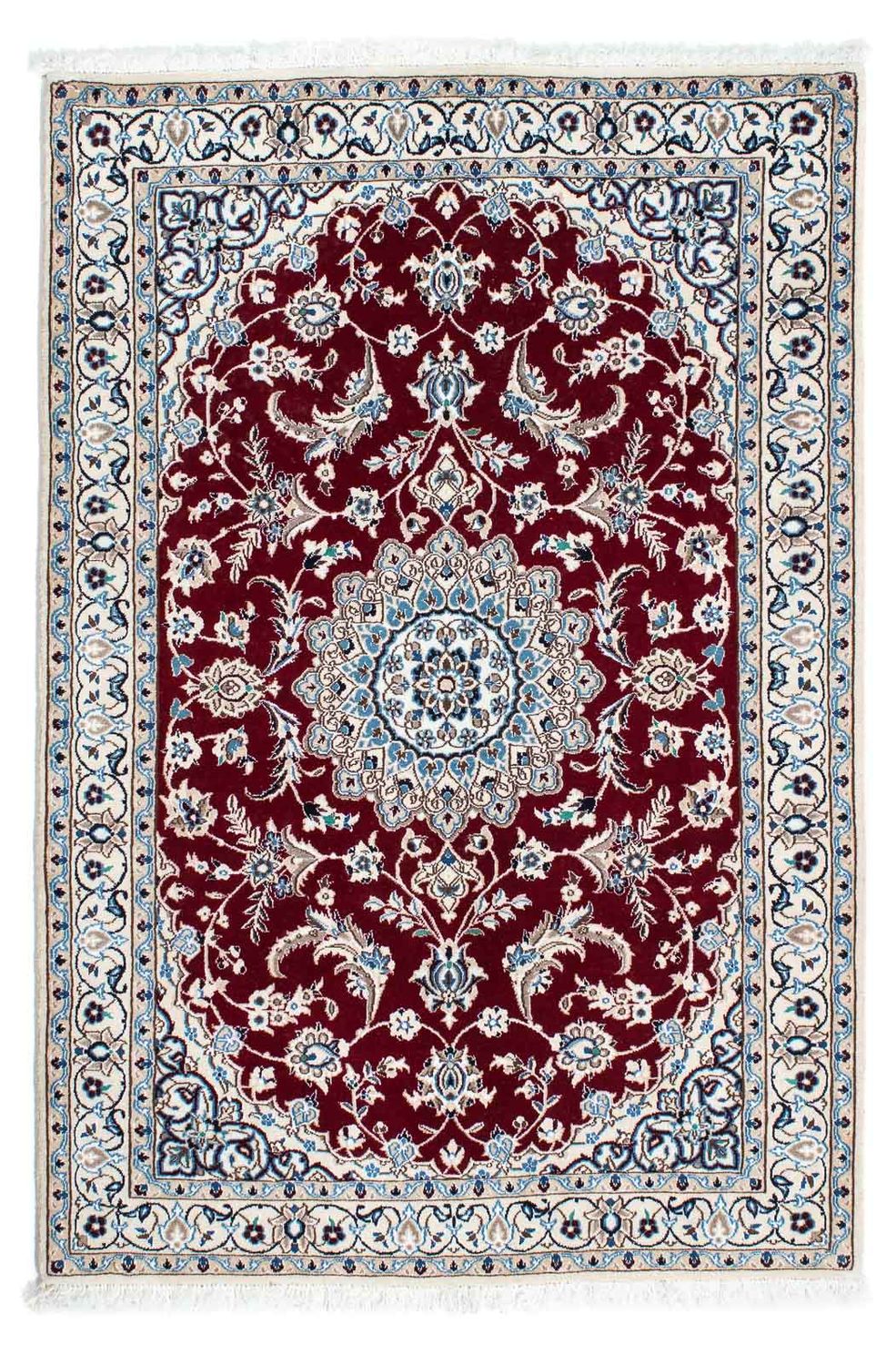 Tappeto Persero - Nain - Reale - 163 x 115 cm - rosso scuro