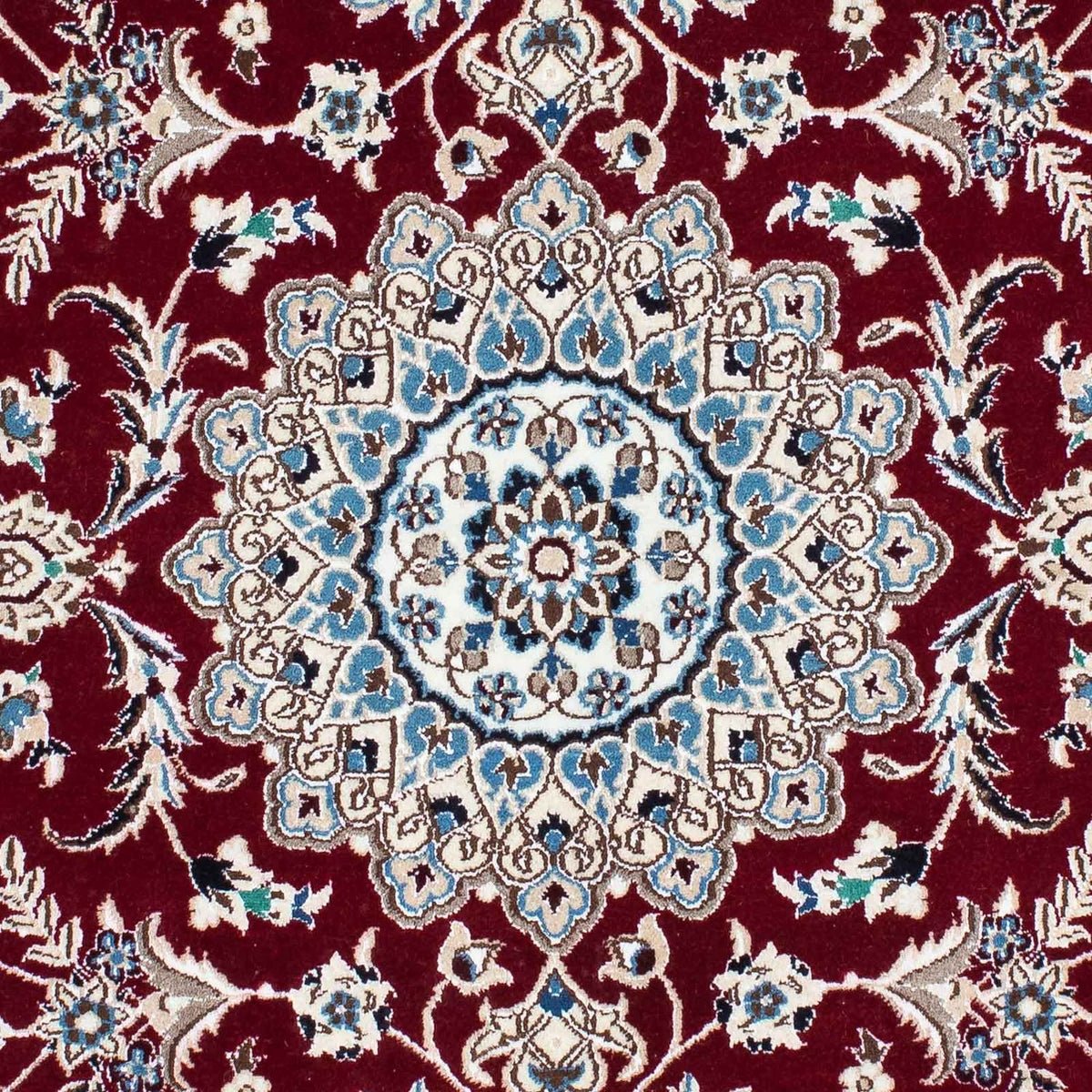 Tappeto Persero - Nain - Reale - 163 x 115 cm - rosso scuro