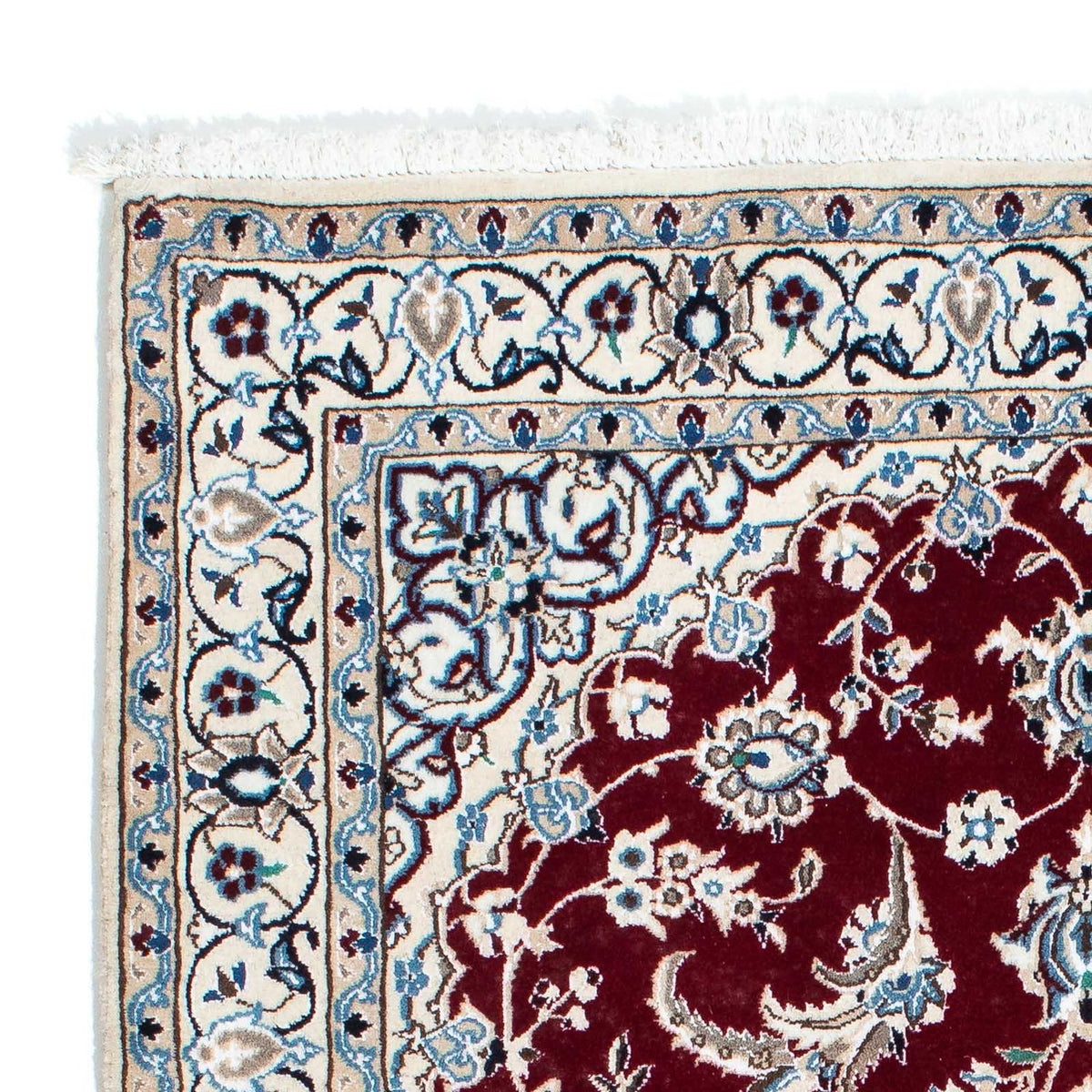 Tappeto Persero - Nain - Reale - 163 x 115 cm - rosso scuro