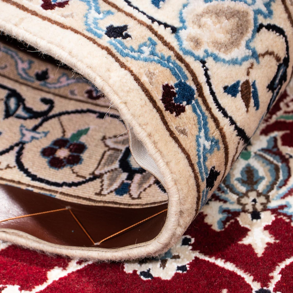 Tappeto Persero - Nain - Reale - 163 x 115 cm - rosso scuro