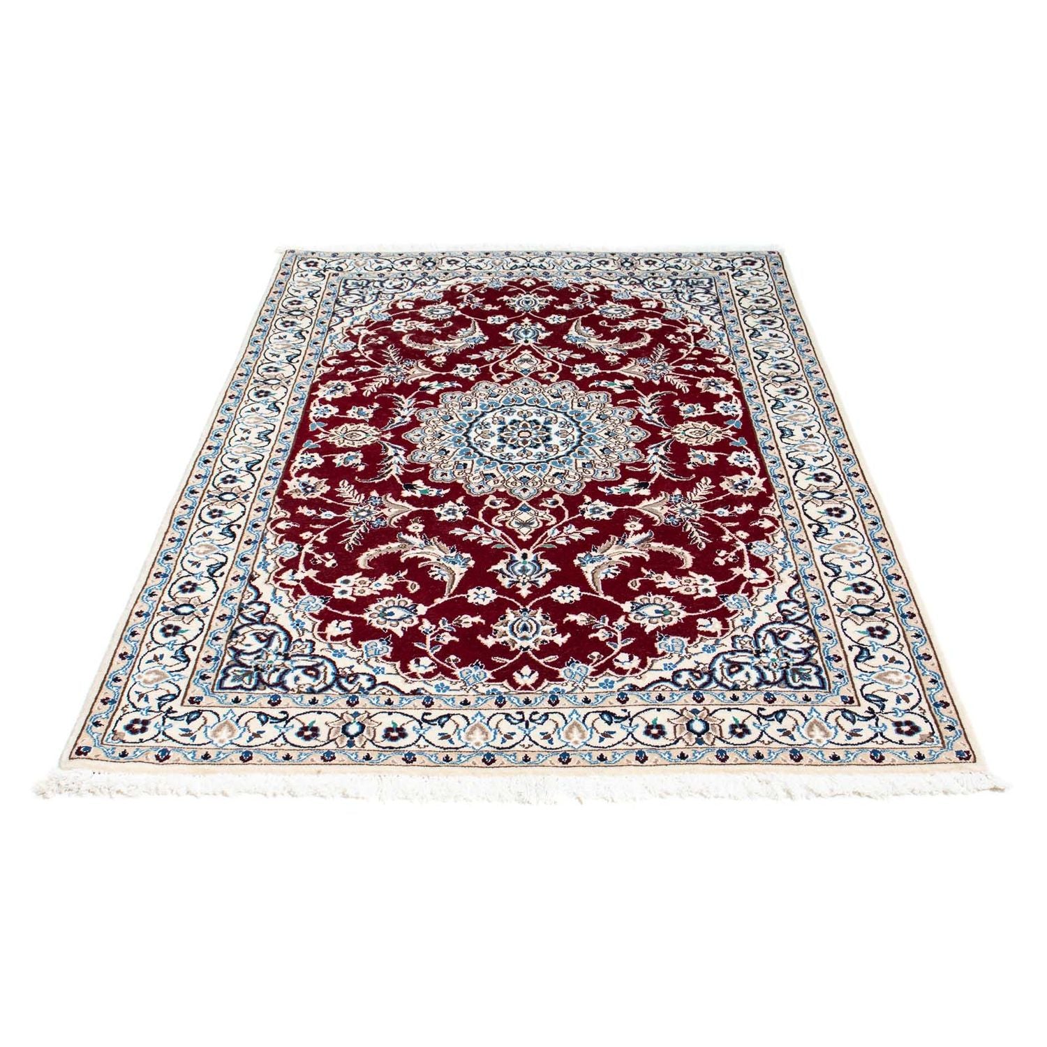 Tappeto Persero - Nain - Reale - 163 x 115 cm - rosso scuro