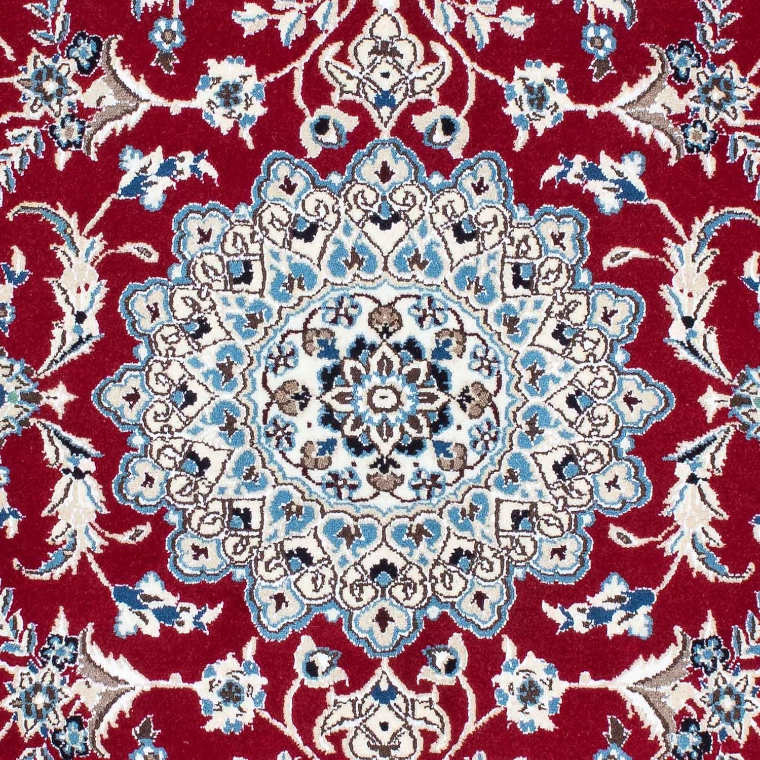 Tappeto Persero - Nain - Reale - 169 x 113 cm - rosso scuro