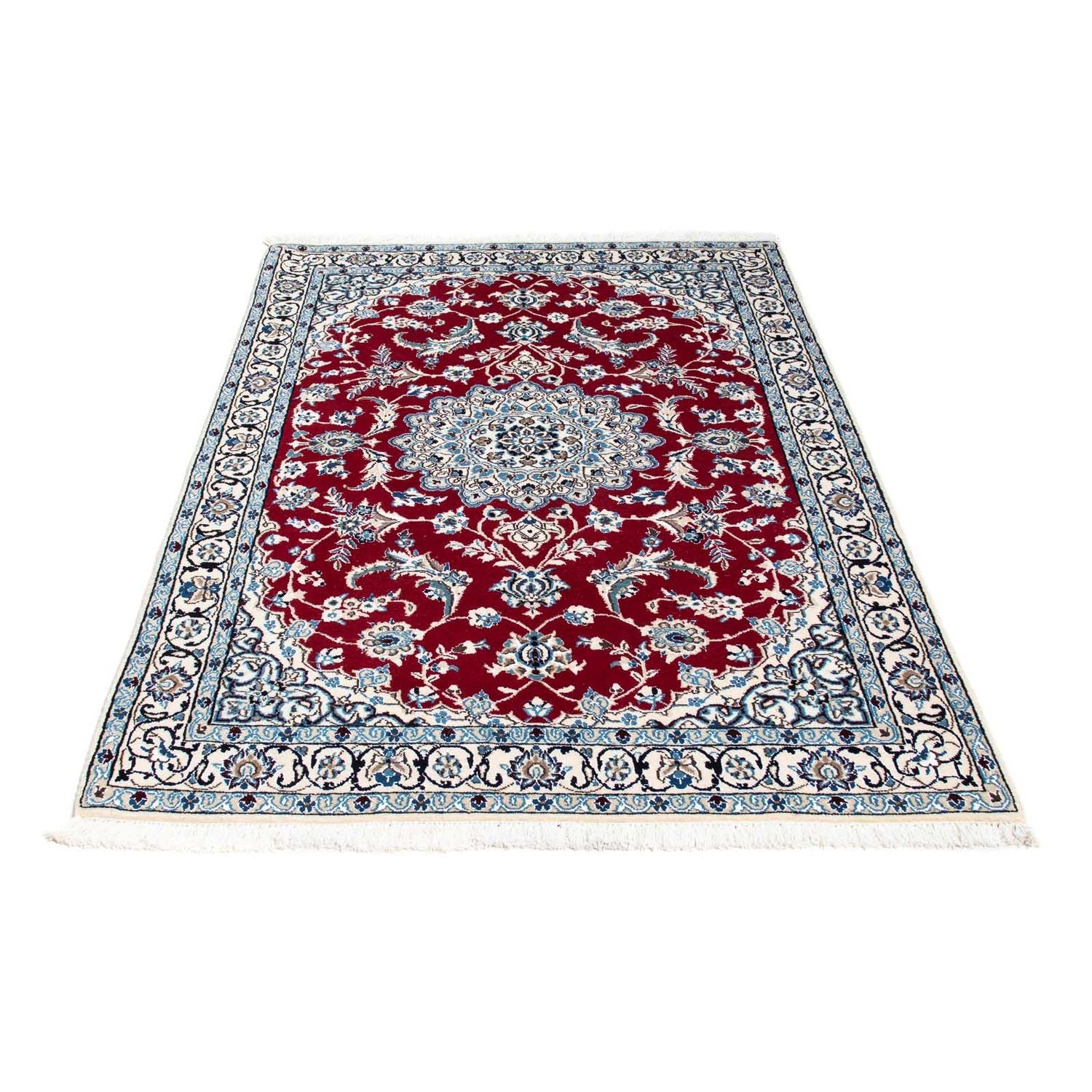 Tappeto Persero - Nain - Reale - 169 x 113 cm - rosso scuro
