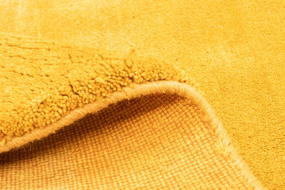 Tappeto Gabbeh - Persero quadrato  - 208 x 178 cm - oro