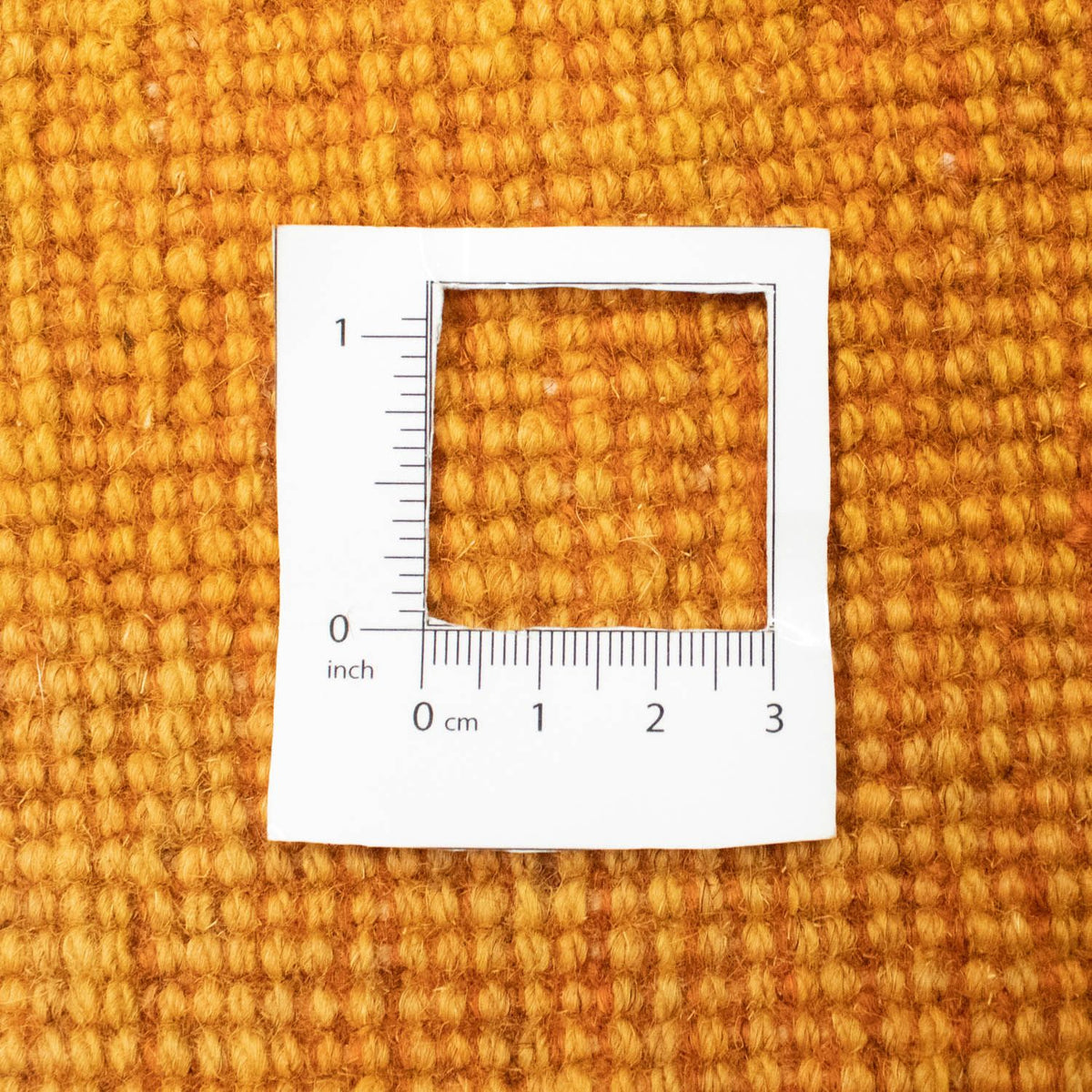 Tappeto Gabbeh - Persero quadrato  - 208 x 178 cm - oro