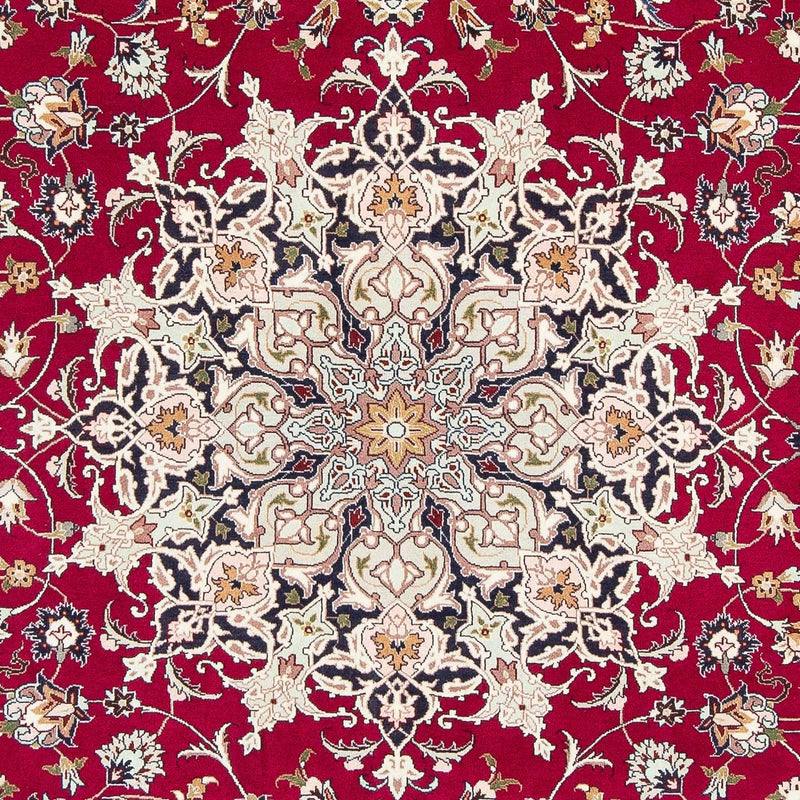Tappeto Persero - Tabriz - Reale - 300 x 203 cm - rosso scuro