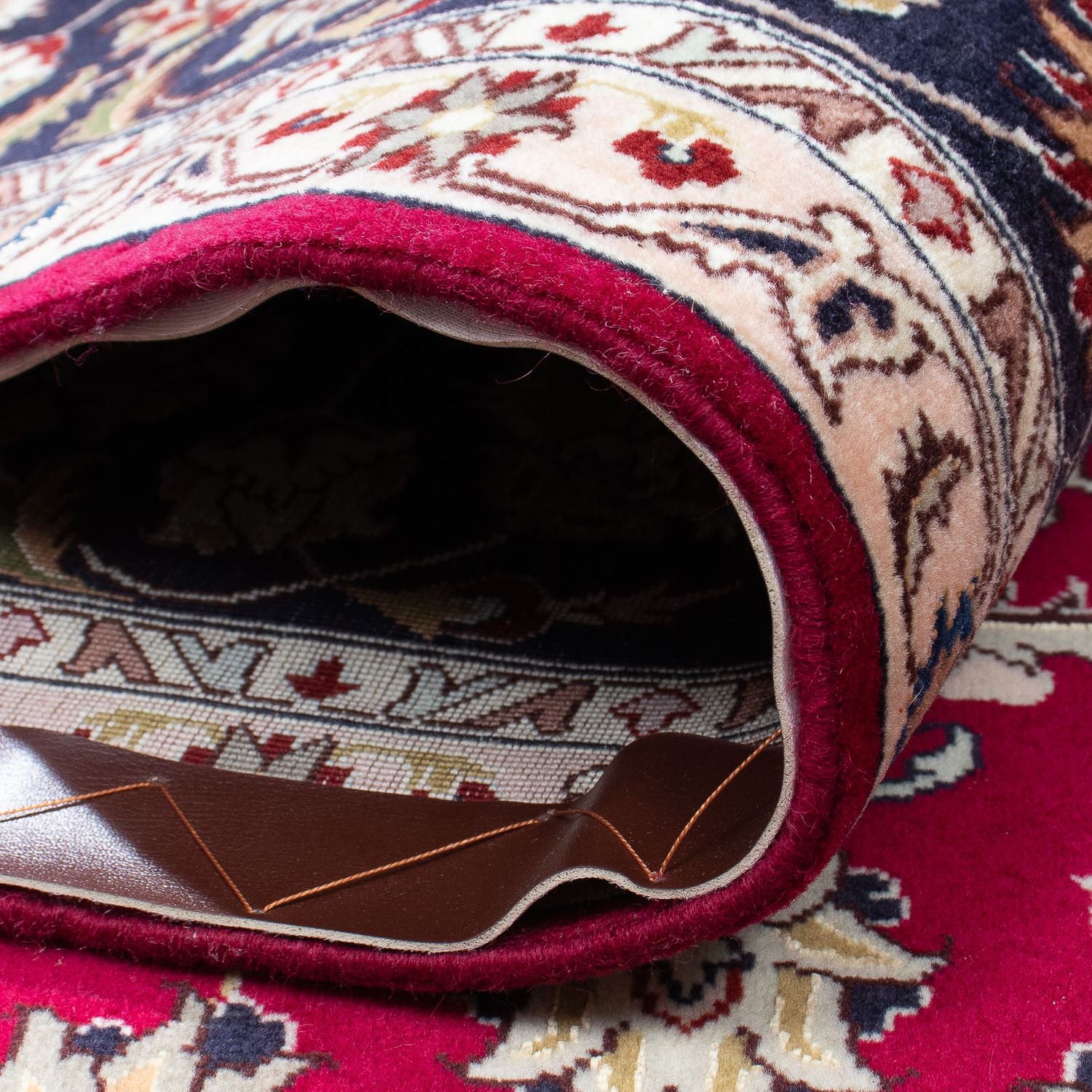Tappeto Persero - Tabriz - Reale - 300 x 203 cm - rosso scuro