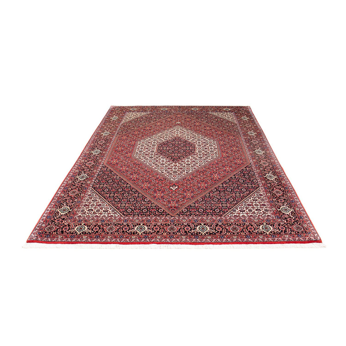 Tappeto Persero - Bidjar - 236 x 169 cm - rosso scuro
