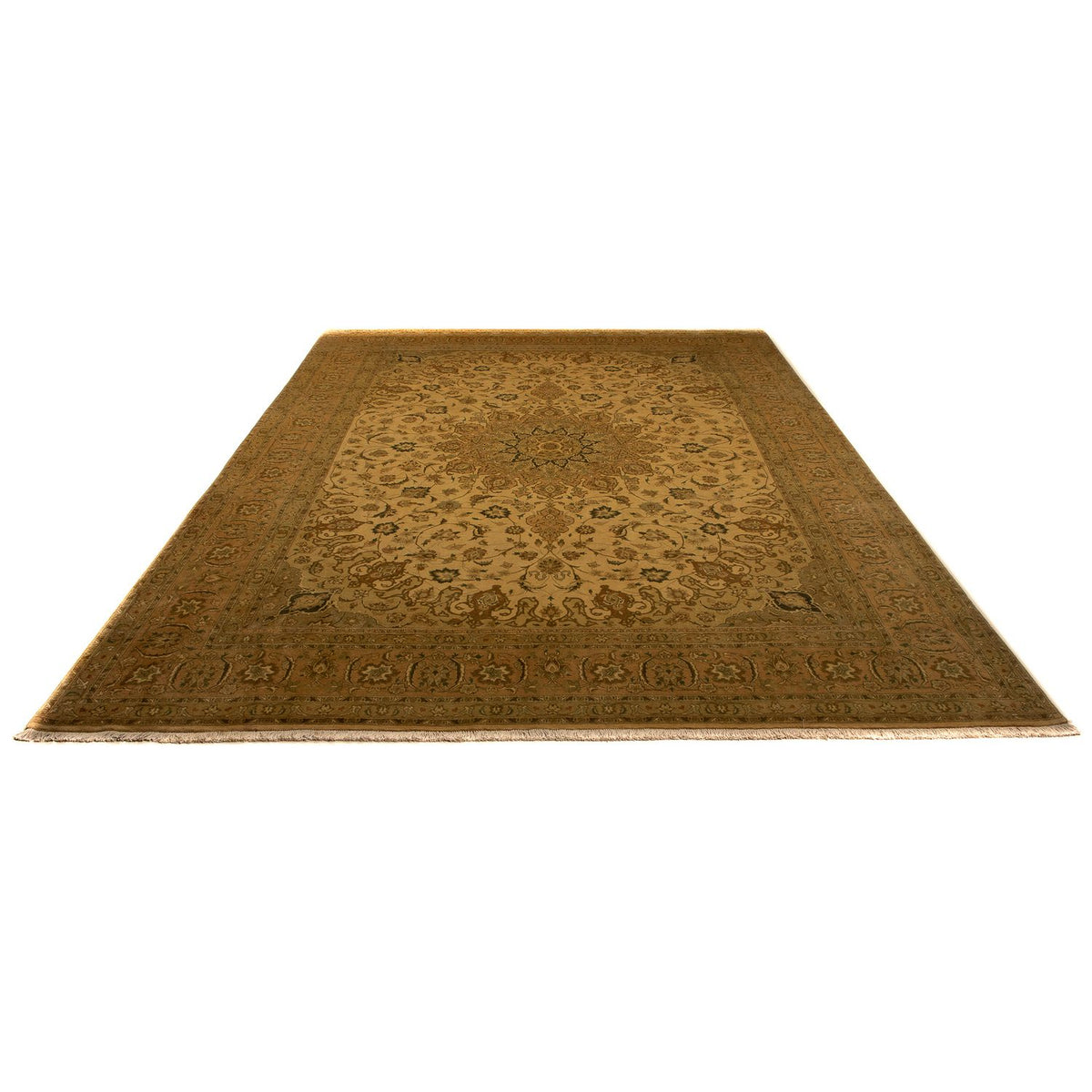 Tappeto Persero - Tabriz - Reale - 342 x 250 cm - oro