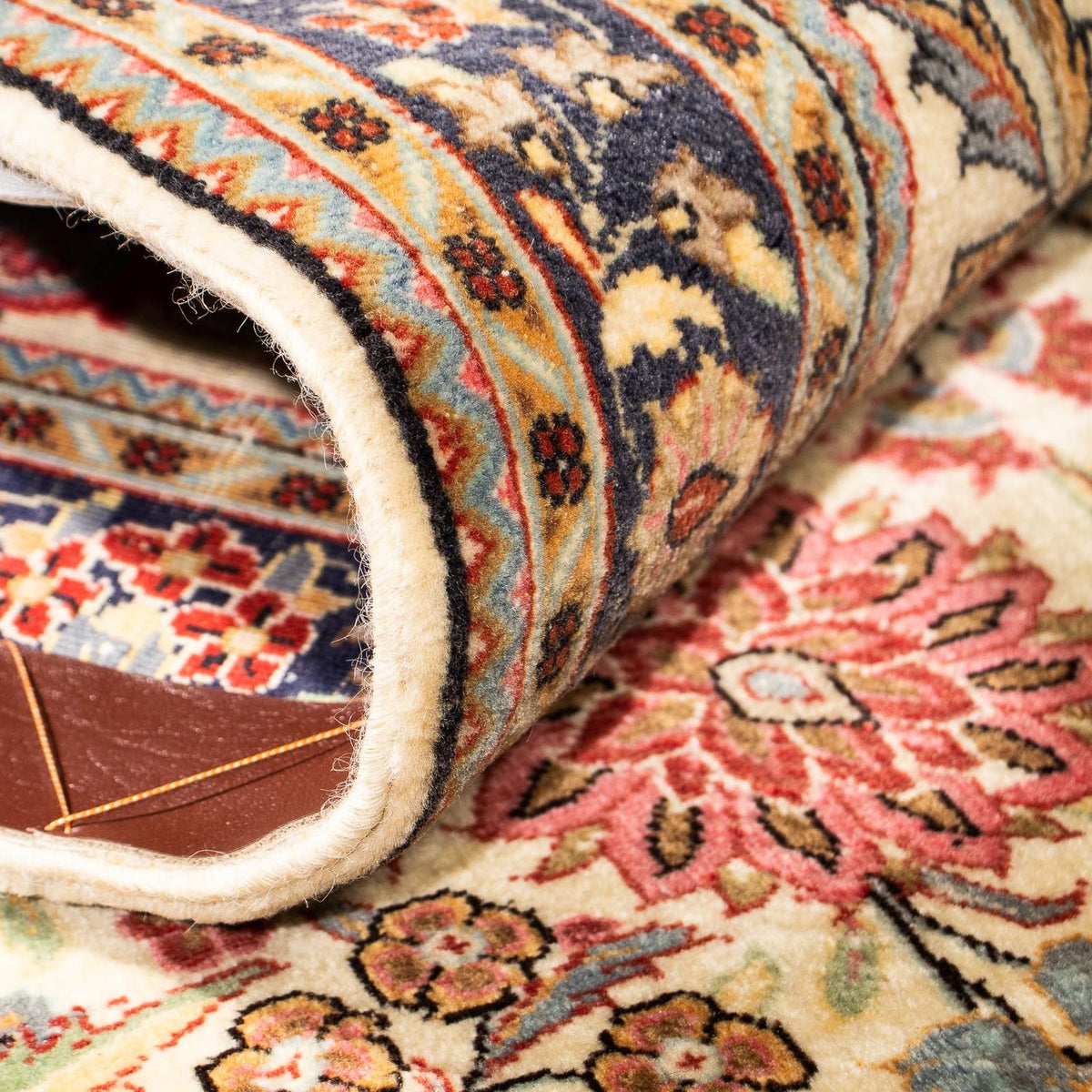 Tappeto corsia Tappeto Persero - Ghom - 267 x 69 cm - beige