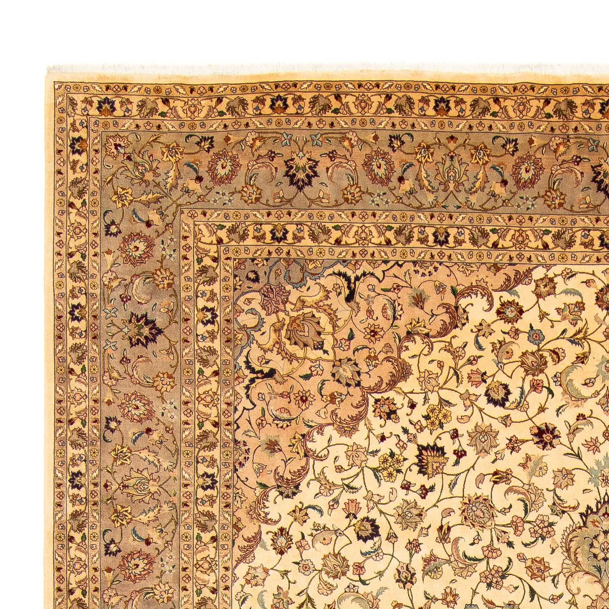 Tappeto Persero - Tabriz - 377 x 298 cm - marrone chiaro