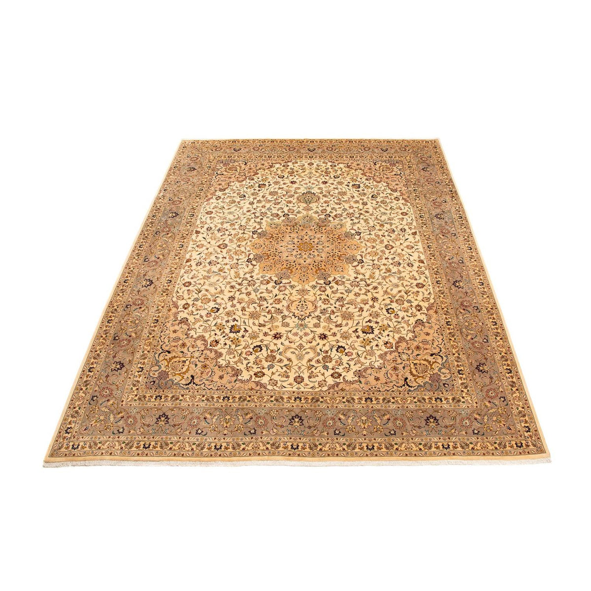 Tappeto Persero - Tabriz - 377 x 298 cm - marrone chiaro