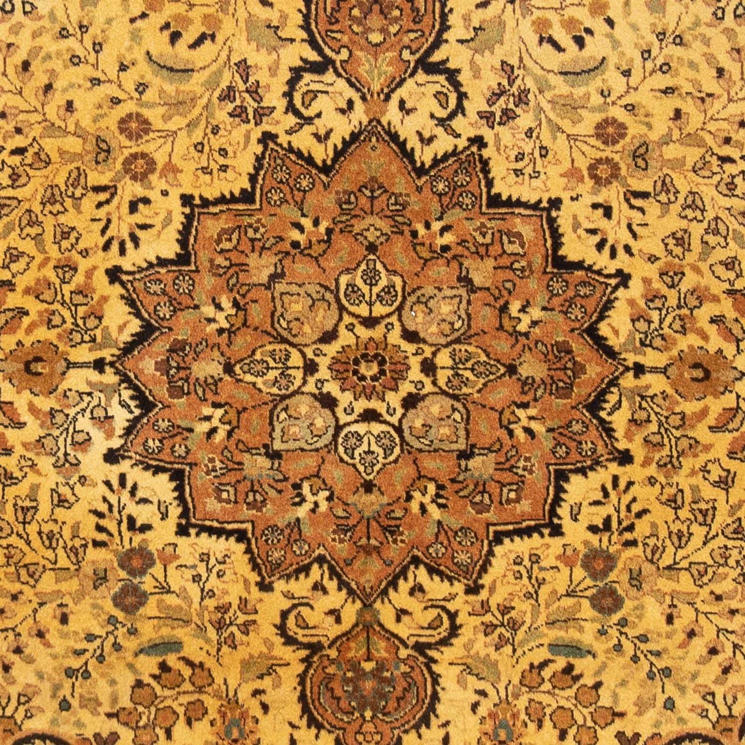 Tappeto Persero - Tabriz - 205 x 154 cm - marrone