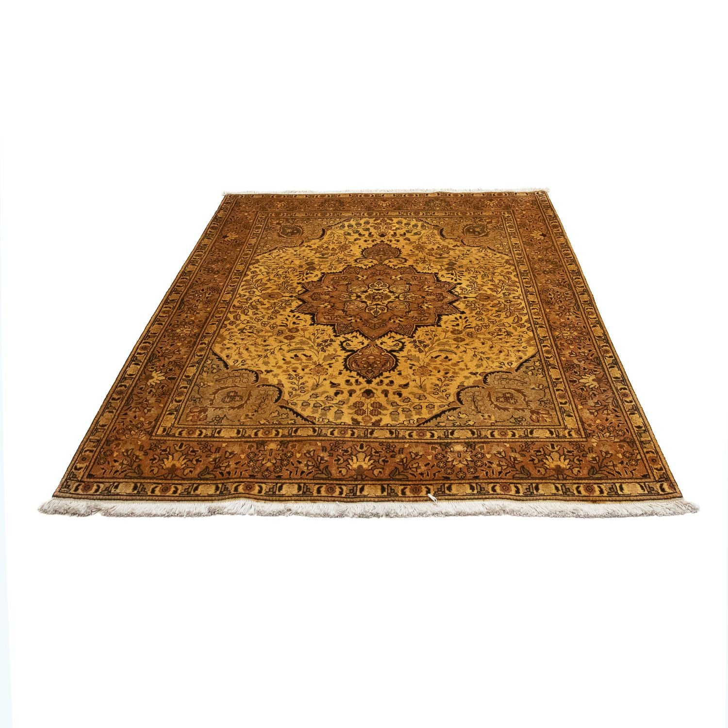 Tappeto Persero - Tabriz - 205 x 154 cm - marrone