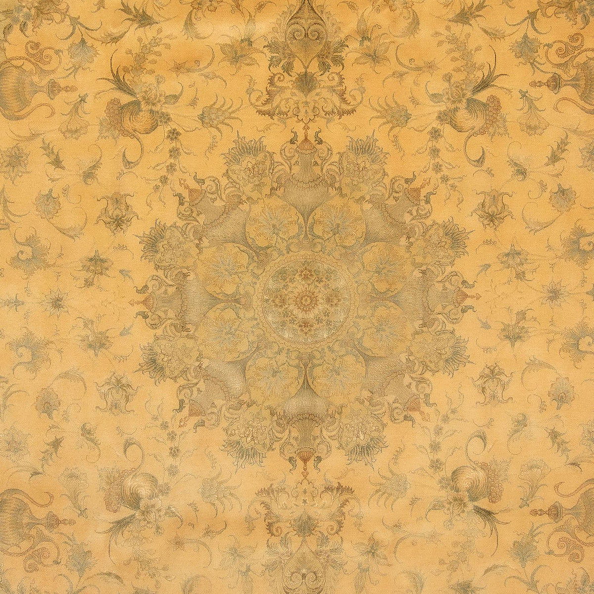 Tappeto Persero - Tabriz - Reale - 352 x 251 cm - marrone chiaro