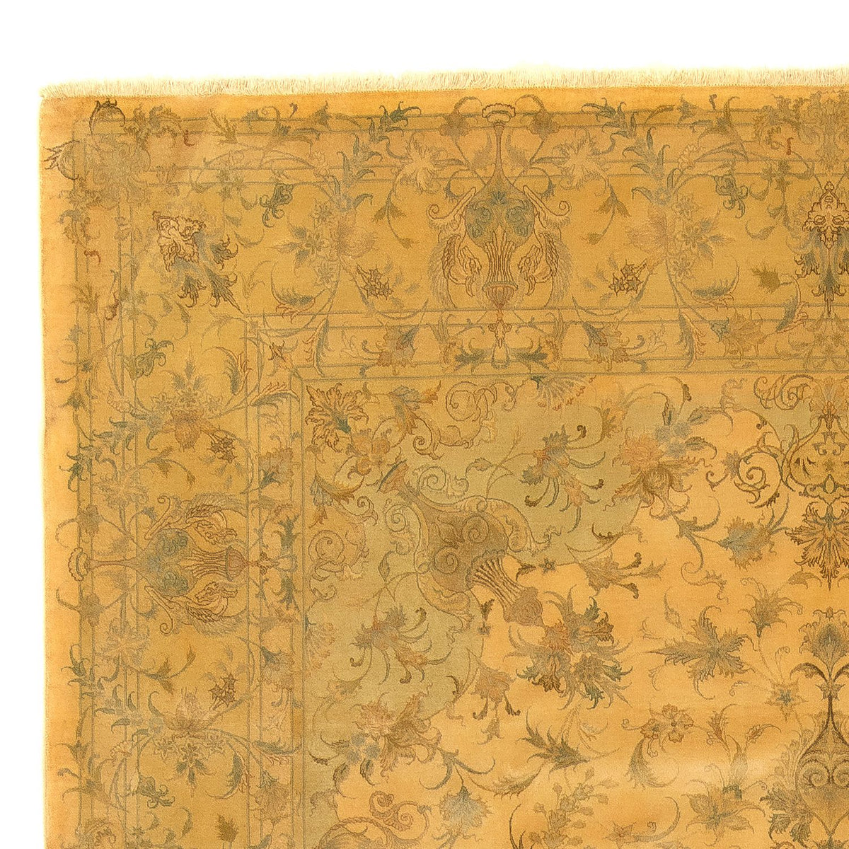 Tappeto Persero - Tabriz - Reale - 352 x 251 cm - marrone chiaro