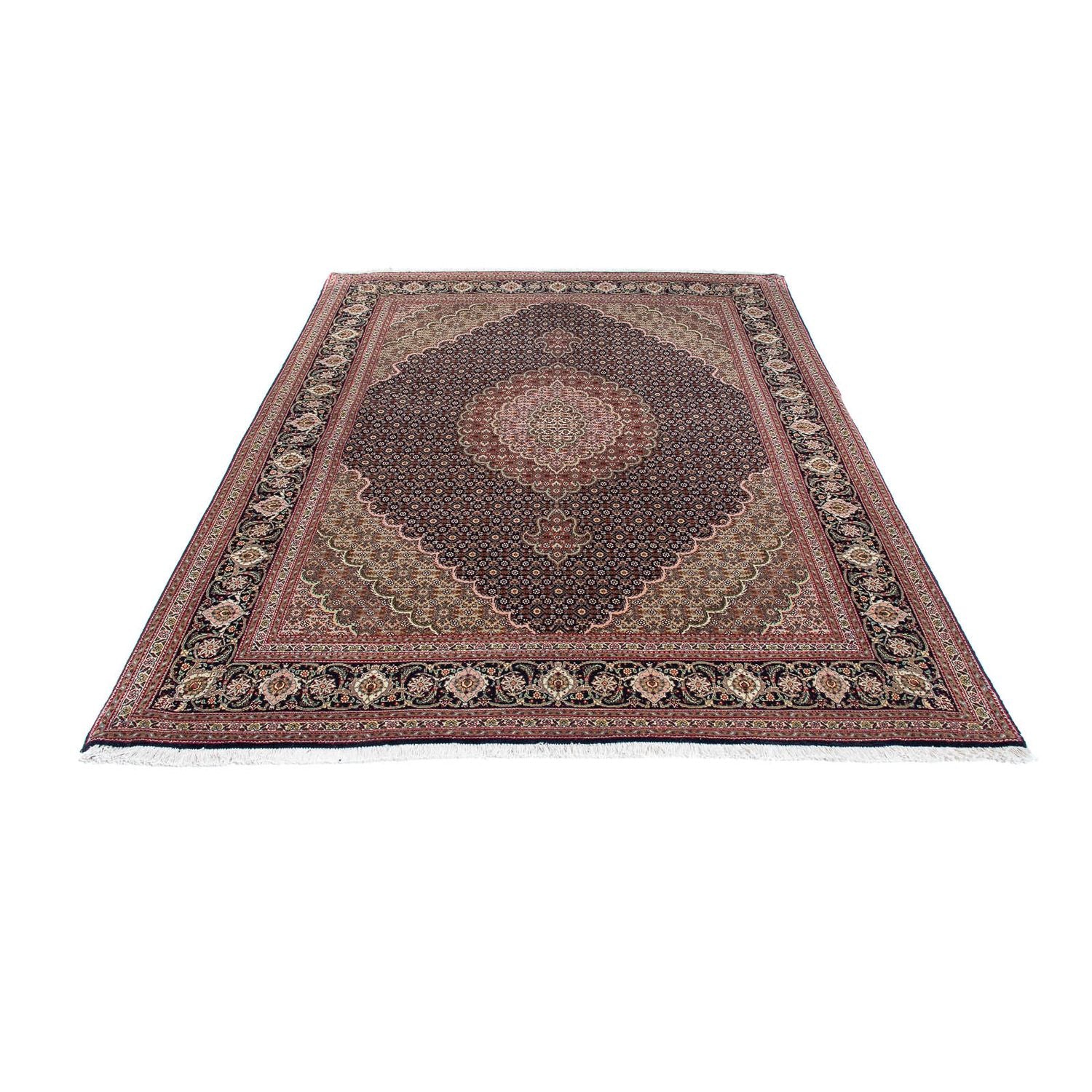 Tappeto Persero - Tabriz - 205 x 150 cm - marrone chiaro