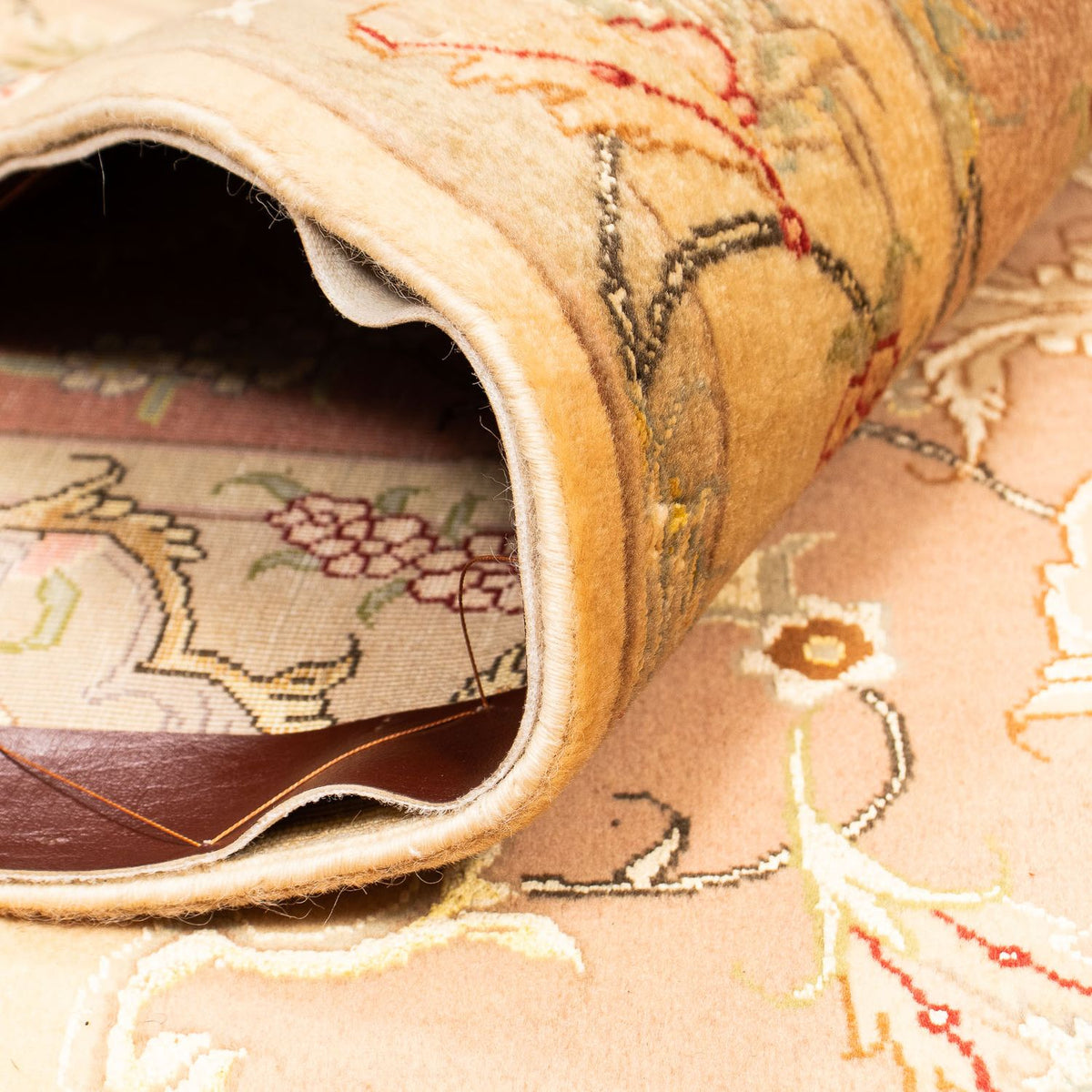 Tappeto Persero - Tabriz - Reale - 398 x 306 cm - oro