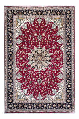 Tappeto Persero - Tabriz - Reale - 307 x 204 cm - rosso scuro