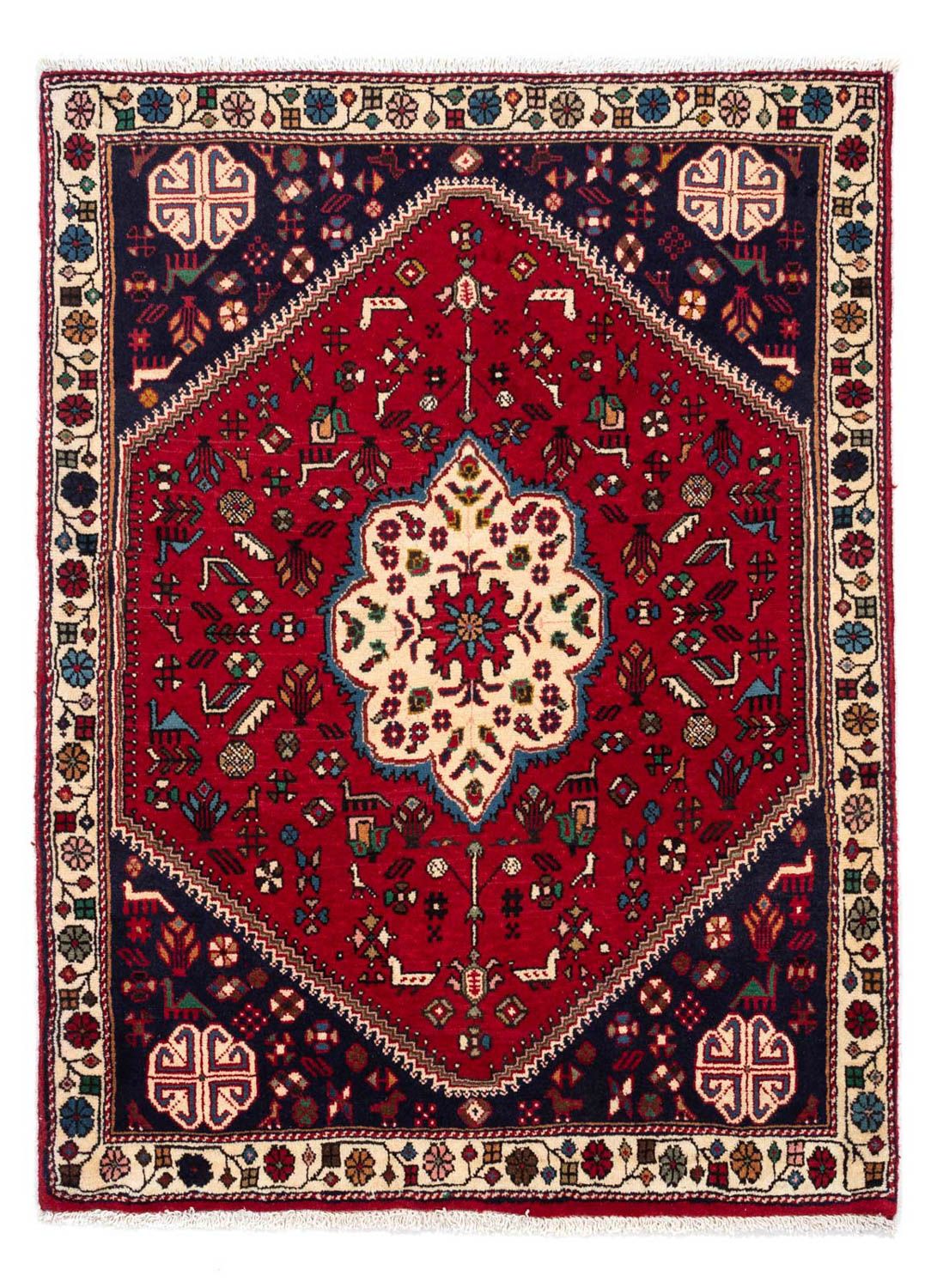 Tappeto Persero - Nomade - 148 x 102 cm - rosso scuro
