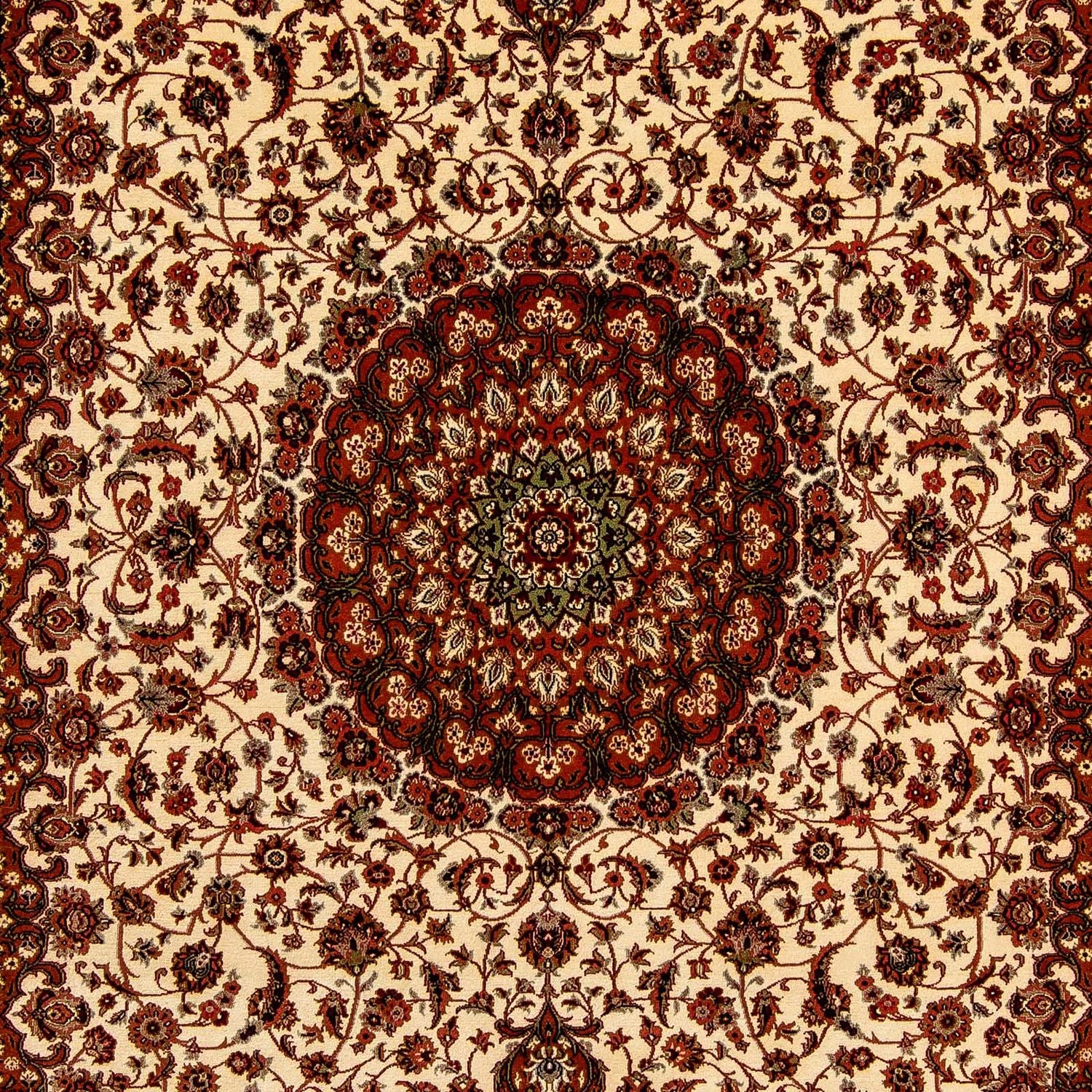 Tappeto Persero - Ghom - 358 x 244 cm - rosso scuro