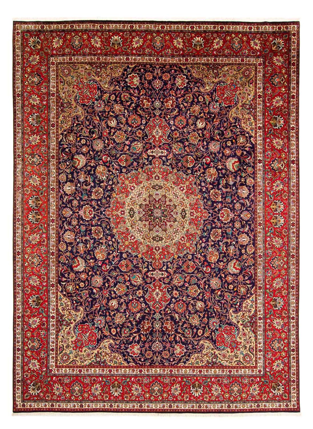 Tappeto Persero - Tabriz - 395 x 297 cm - rosso chiaro