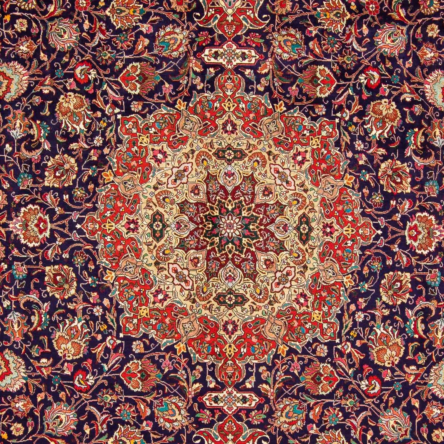 Tappeto Persero - Tabriz - 395 x 297 cm - rosso chiaro