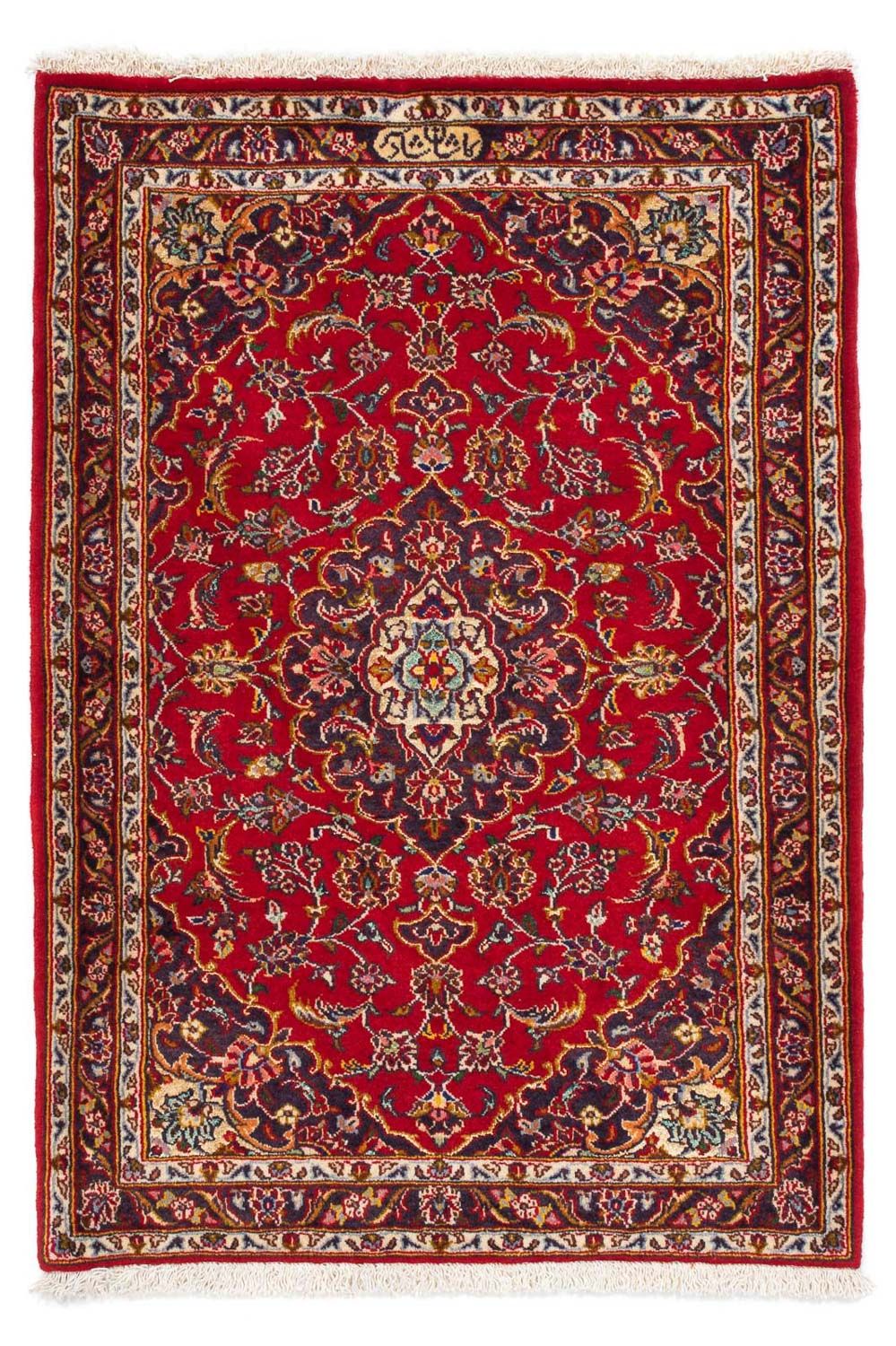 Tappeto Persero - Keshan - 118 x 79 cm - rosso