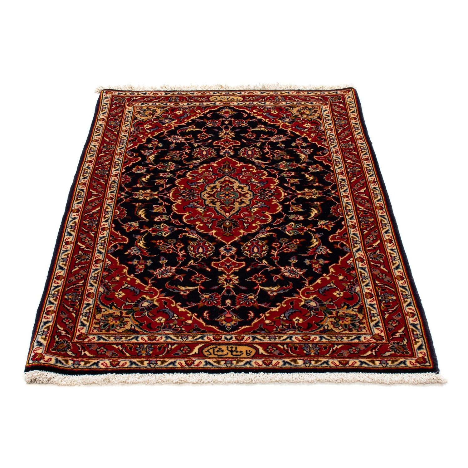 Tappeto Persero - Keshan - 118 x 80 cm - blu scuro