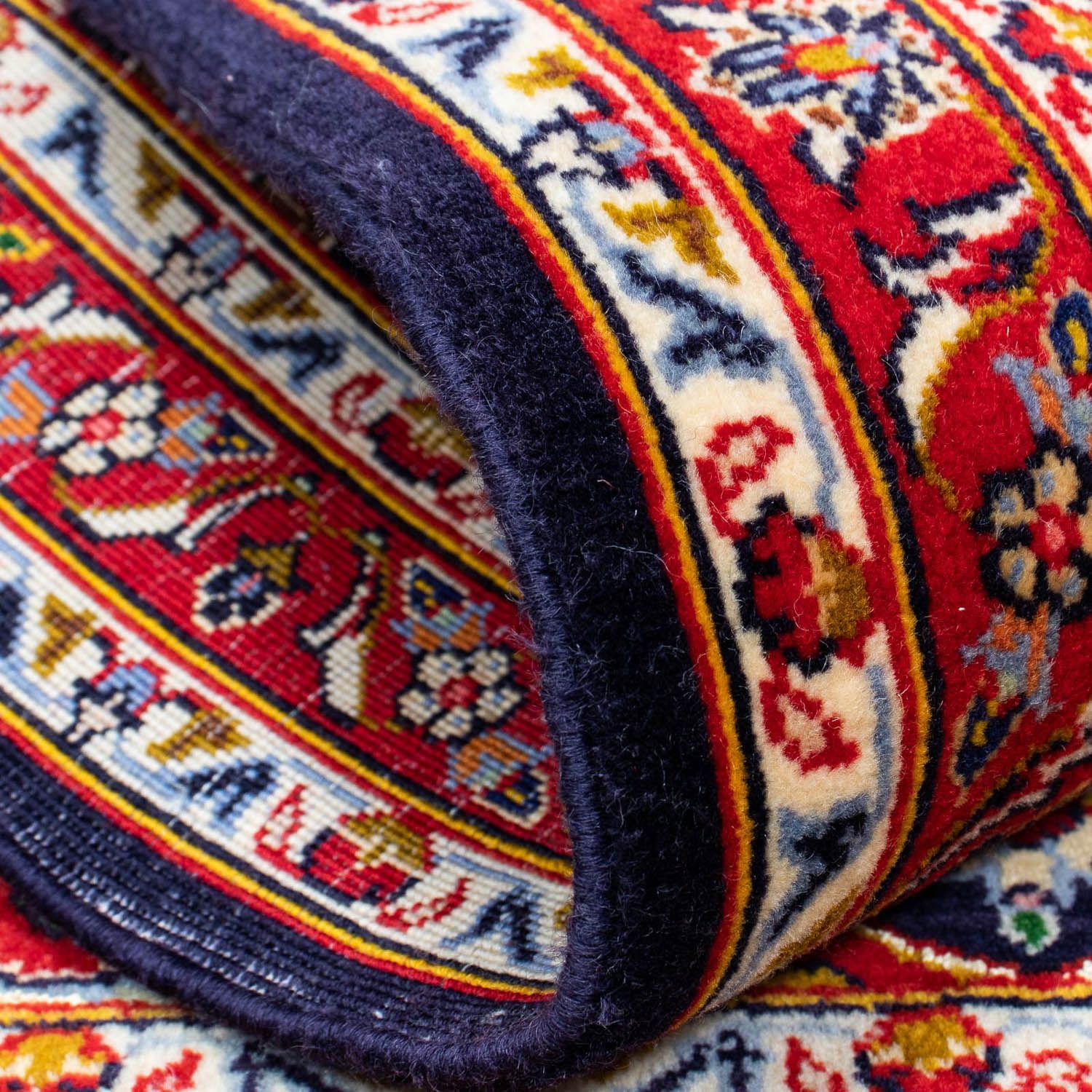 Tappeto Persero - Keshan - 121 x 79 cm - blu scuro