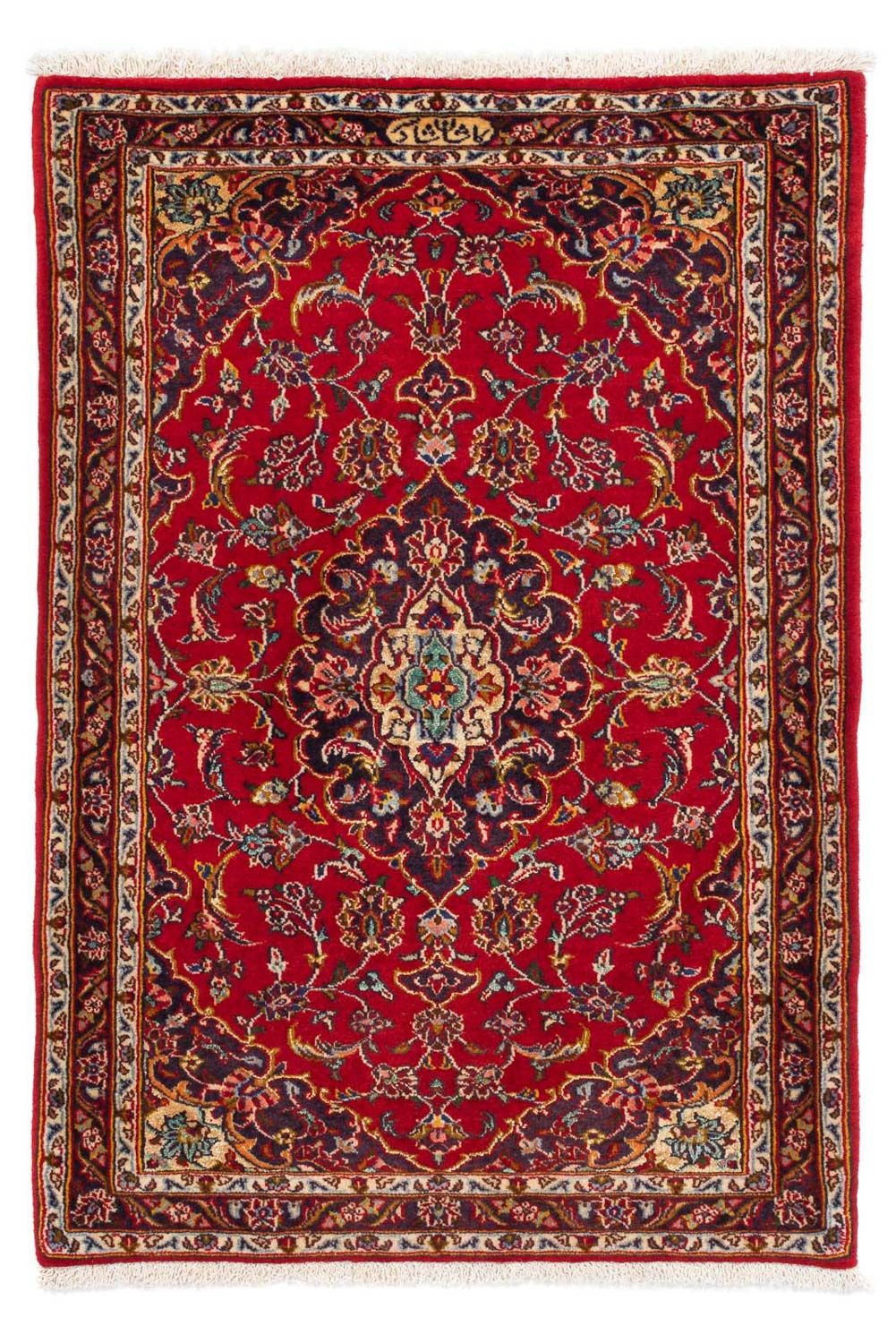 Tappeto Persero - Keshan - 118 x 78 cm - rosso