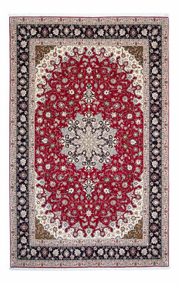Tappeto Persero - Tabriz - Reale - 318 x 205 cm - rosso scuro
