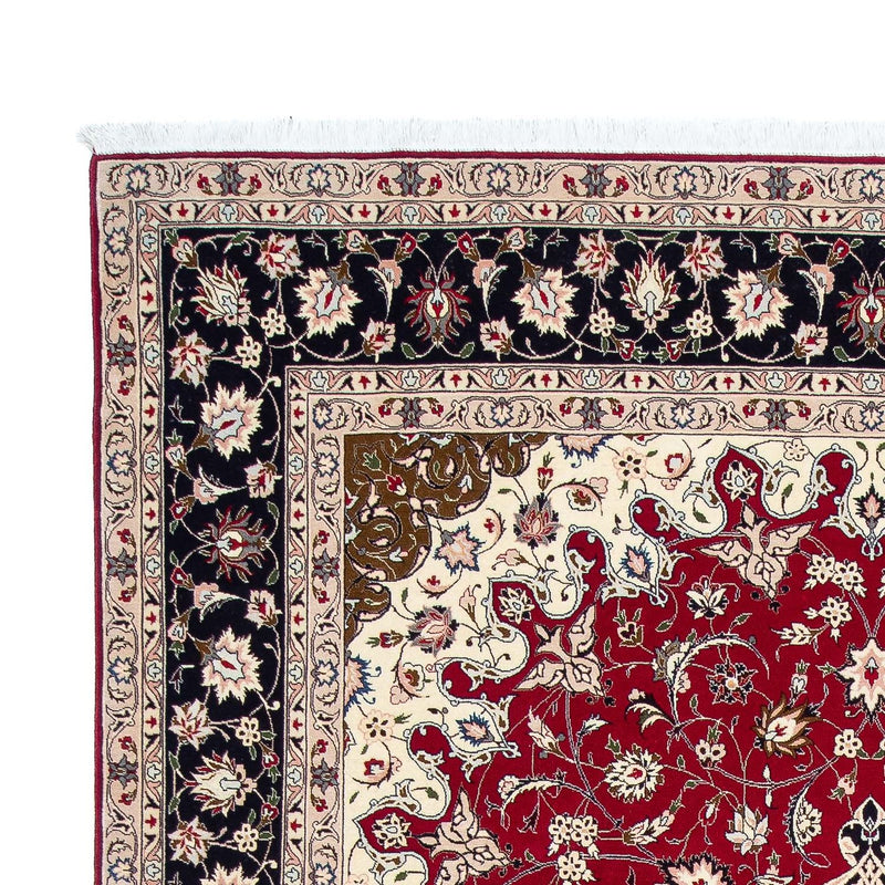 Tappeto Persero - Tabriz - Reale - 318 x 205 cm - rosso scuro