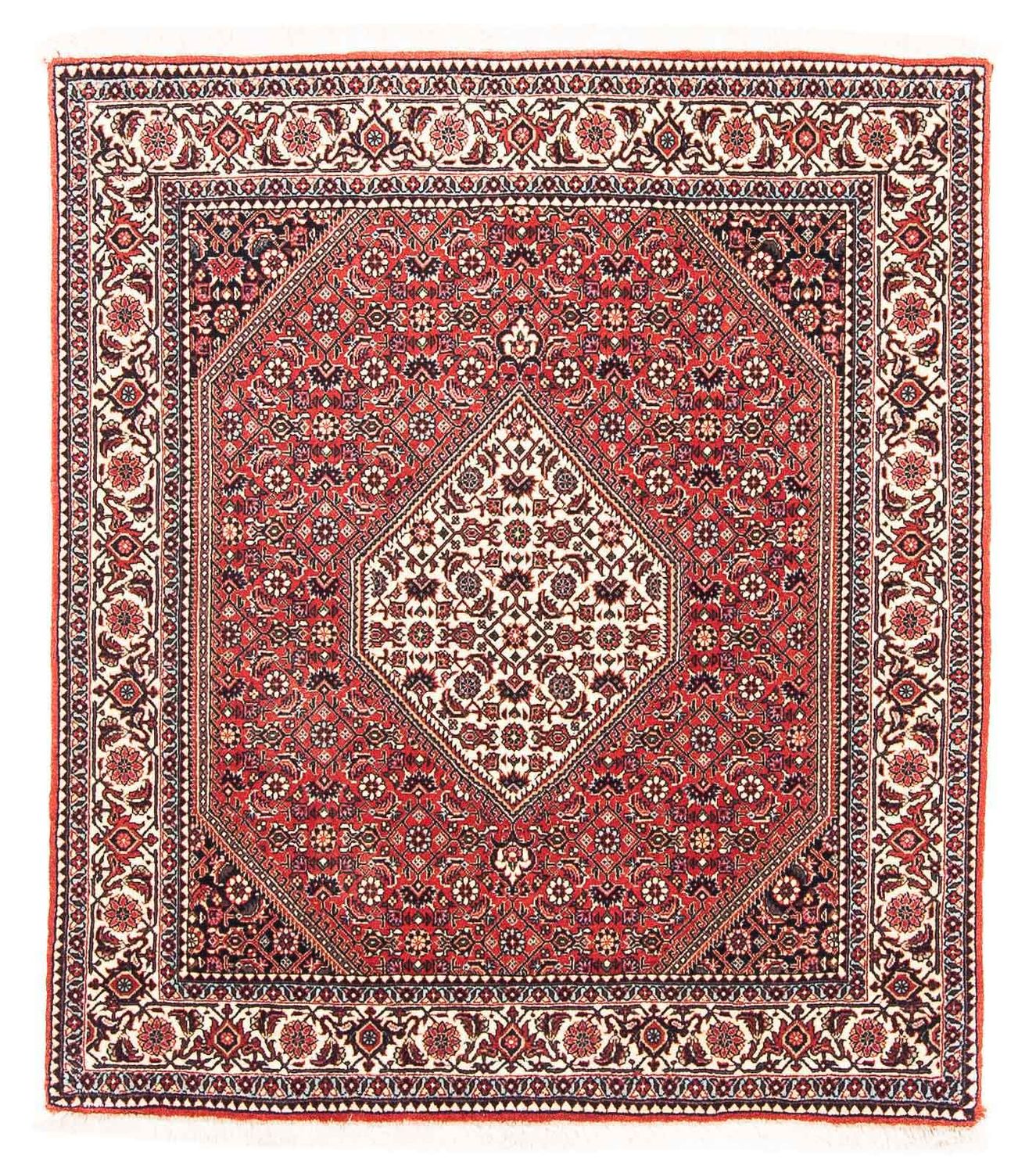 Tappeto Persero - Bidjar quadrato  - 112 x 100 cm - rosso