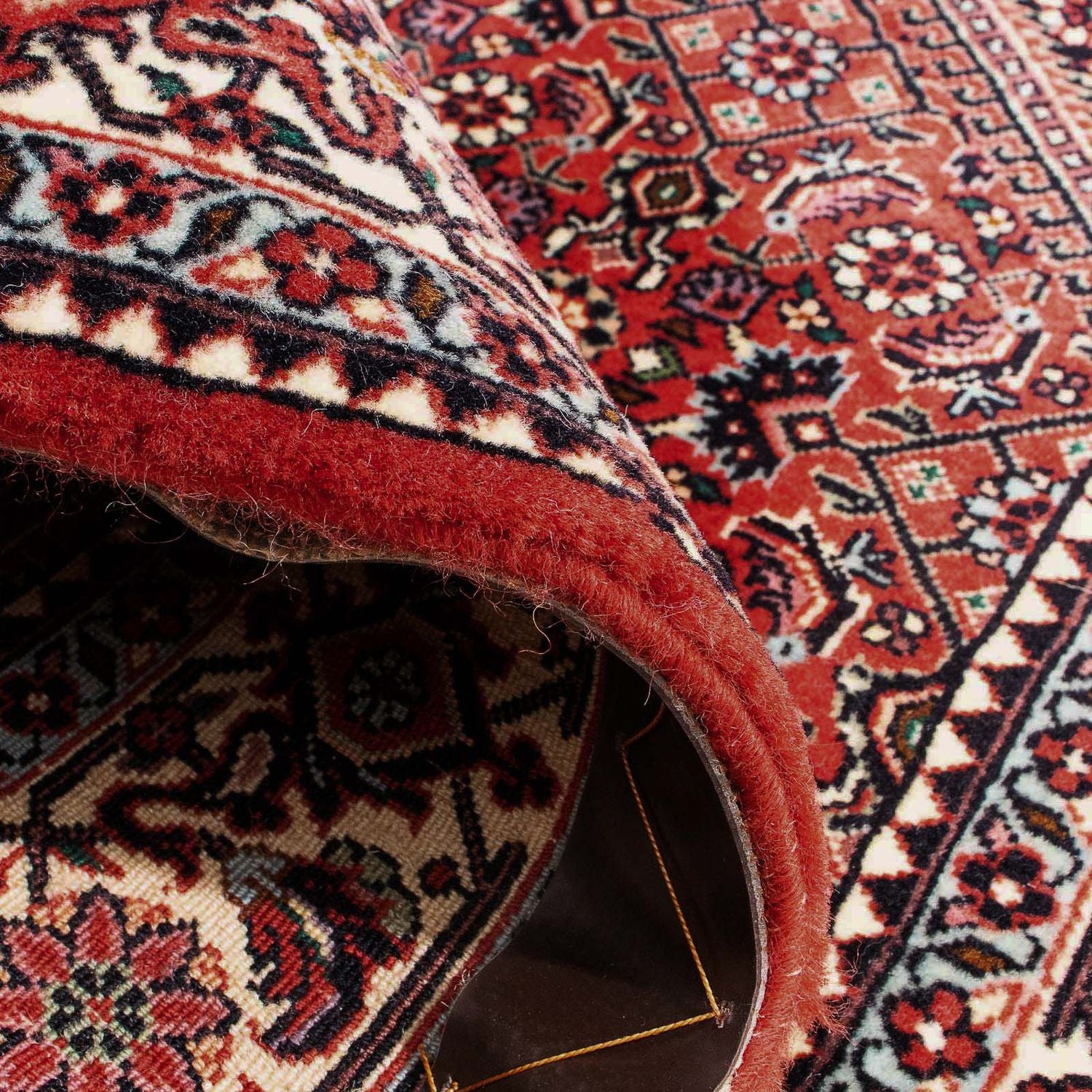 Tappeto Persero - Bidjar quadrato  - 112 x 100 cm - rosso