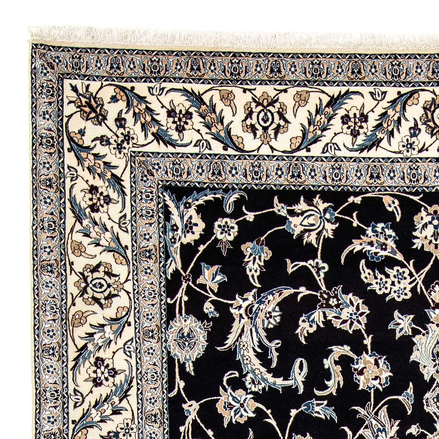 Tappeto Persero - Nain - Premio - 309 x 200 cm - blu scuro