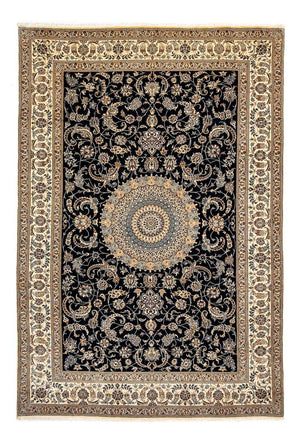 Tappeto Persero - Nain - Premio - 290 x 195 cm - blu scuro
