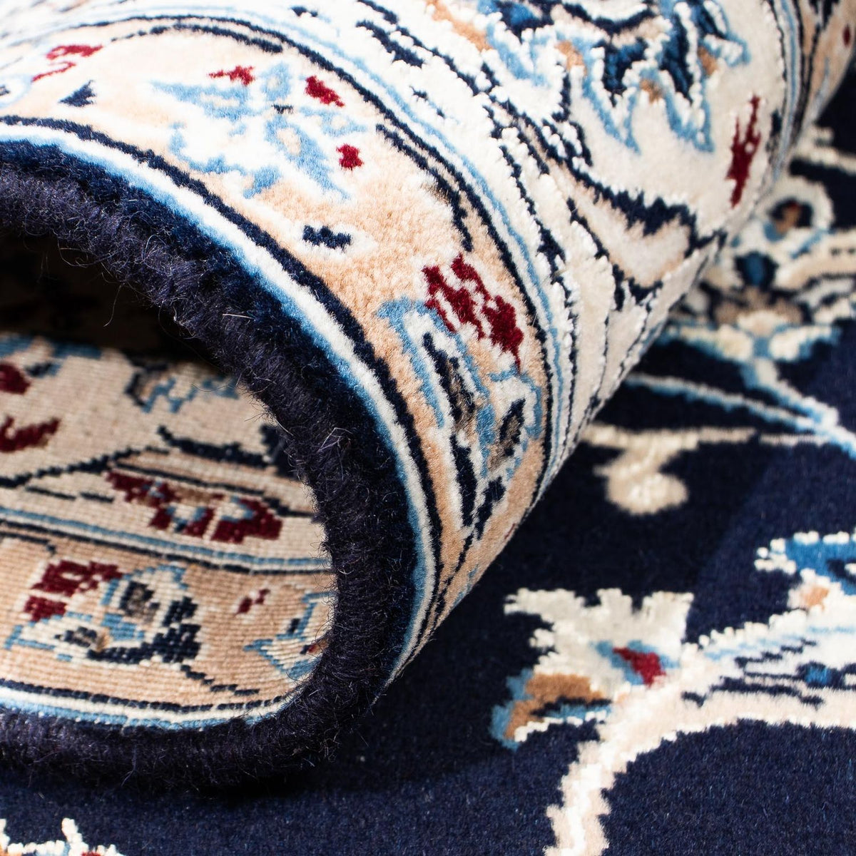 Tappeto Persero - Nain - Reale - 228 x 155 cm - blu scuro